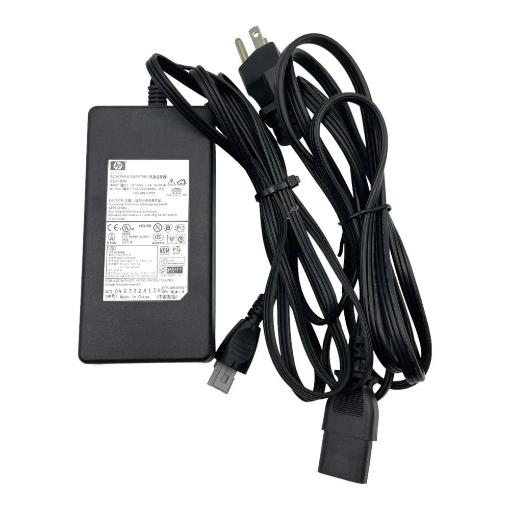 HP 0957-2178 Printer AC Power Adapter Cord 32V 940mA 16V 625mA Genuine OEM